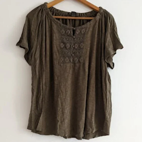 Preswick & Moore Olive Green Shirt Size 2X - Picture 1 of 9